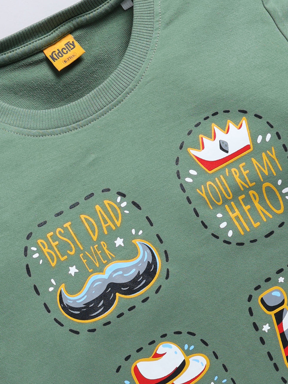 Best Dad Ever Printed Sweatshirts