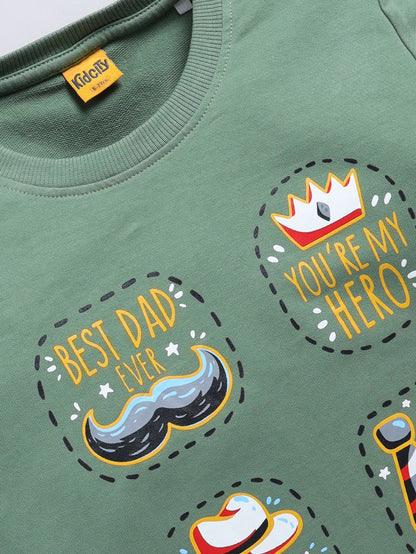Best Dad Ever Printed Sweatshirts