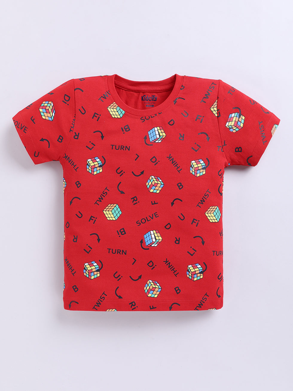 Rubik's Cube Graphic with Printed T-shirts