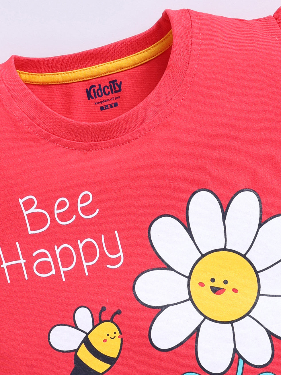 Flower and Bee Printed Tops
