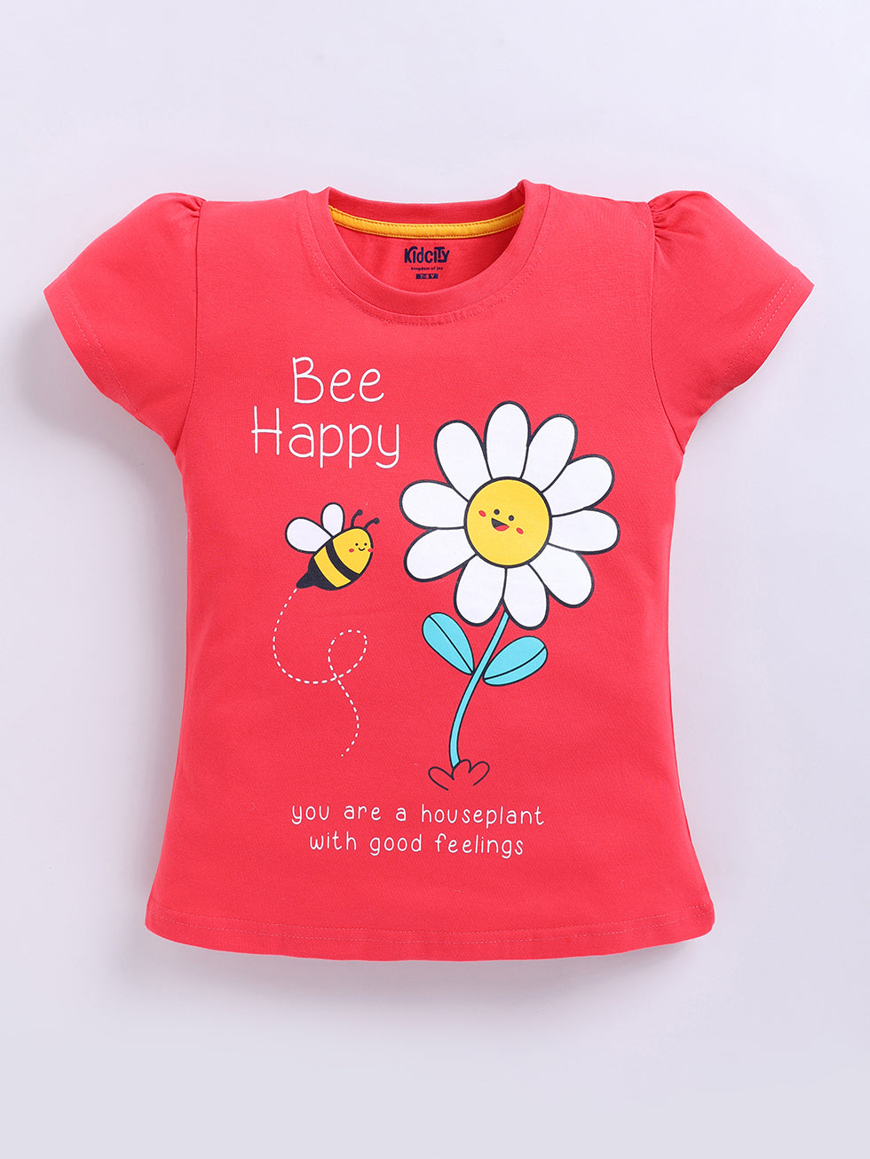 Flower and Bee Printed Tops
