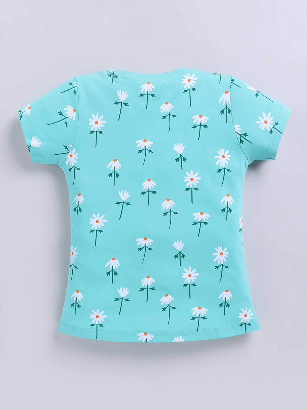 Daisy Flower Graphic Printed Tops