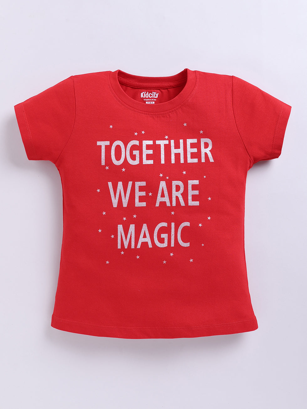 Together We Are Magic Text Printed Tops