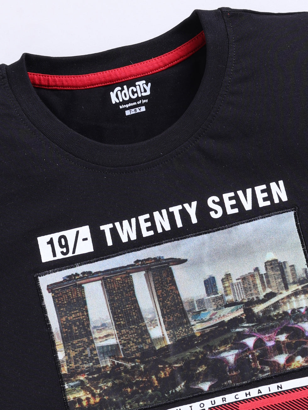 Urban City Graphic Printed T-shirts