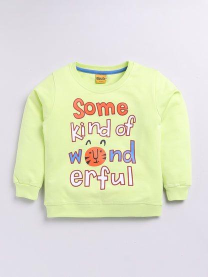 Some Kind Of Wond Erful Text Printed Sweatshirts