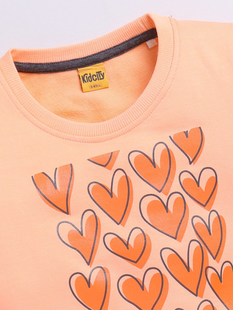 Heart Vibes Printed Sweatshirts
