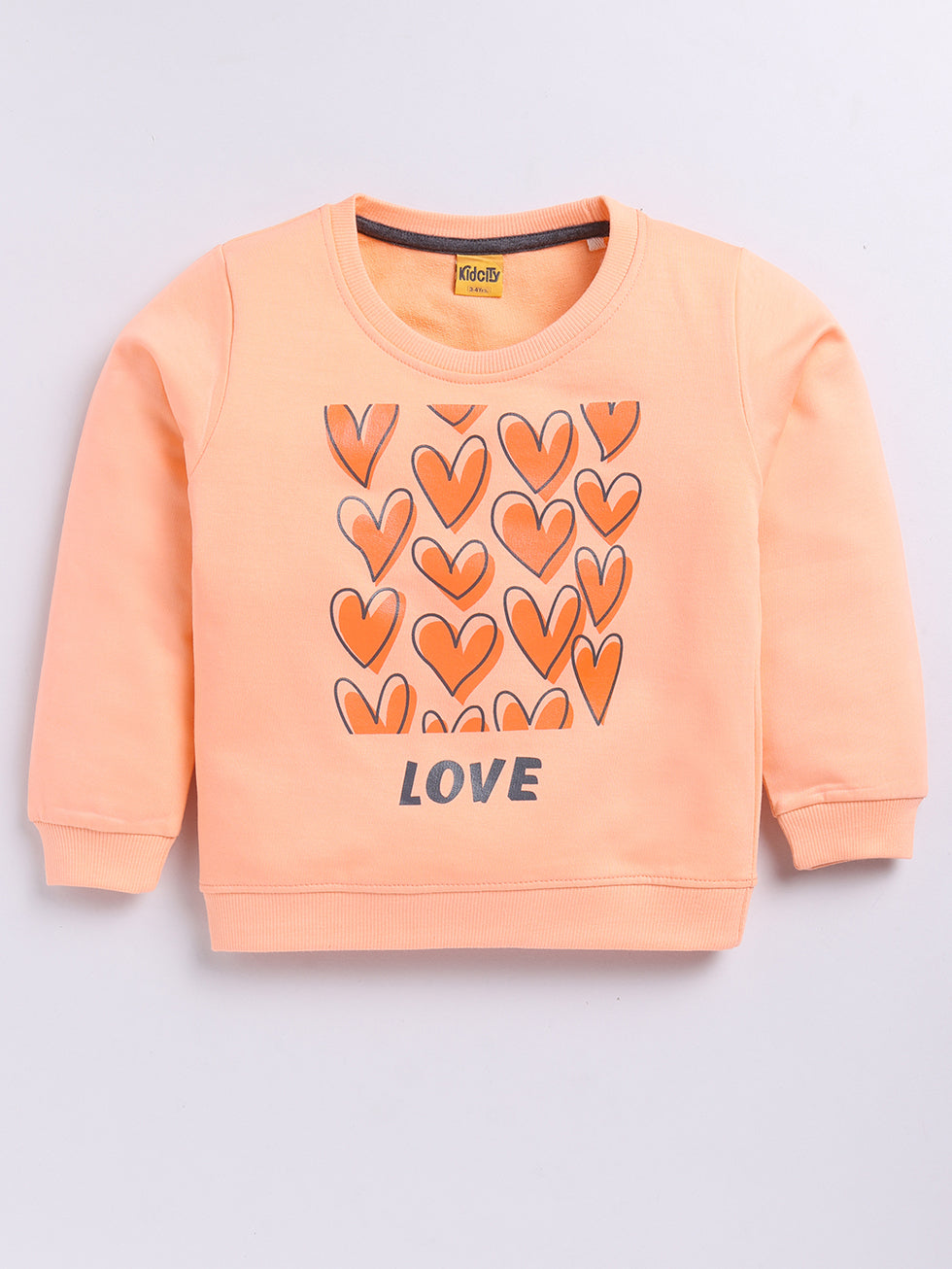 Heart Vibes Printed Sweatshirts
