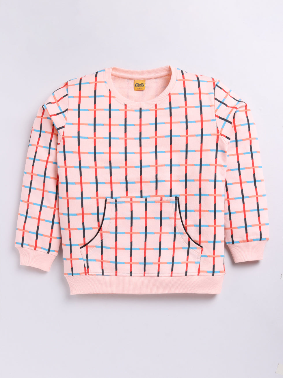 Checkered Printed Sweatshirts