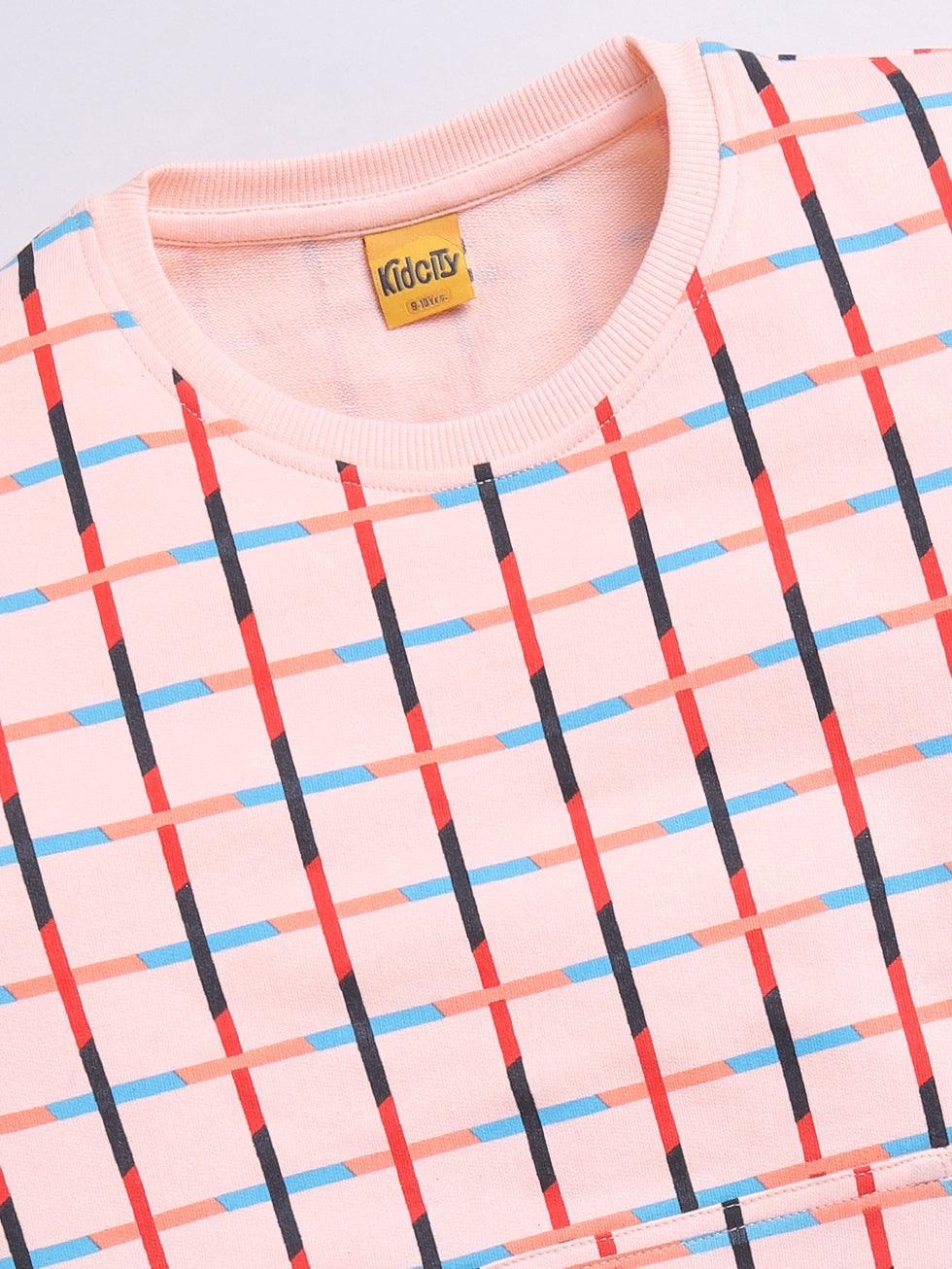 Checkered Printed Sweatshirts