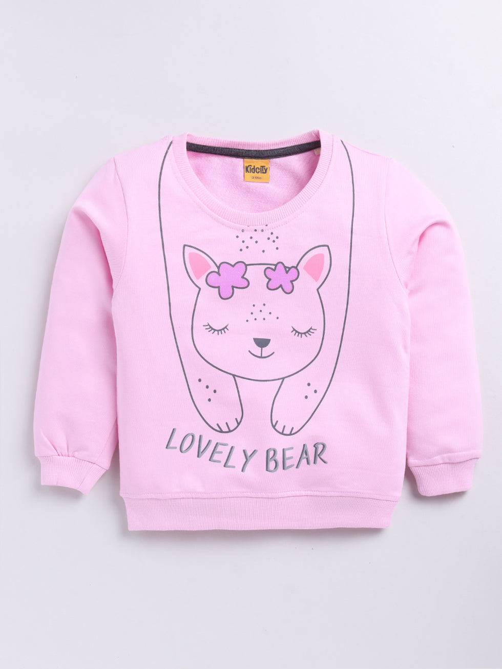 Lovely Bear Vibes Printed Sweatshirts