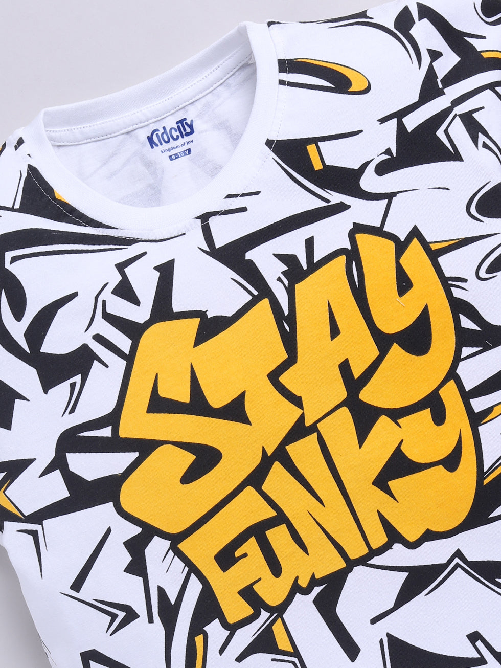 Stay Funky & Believe in yourself 2 Pc Text Printed T-Shirts
