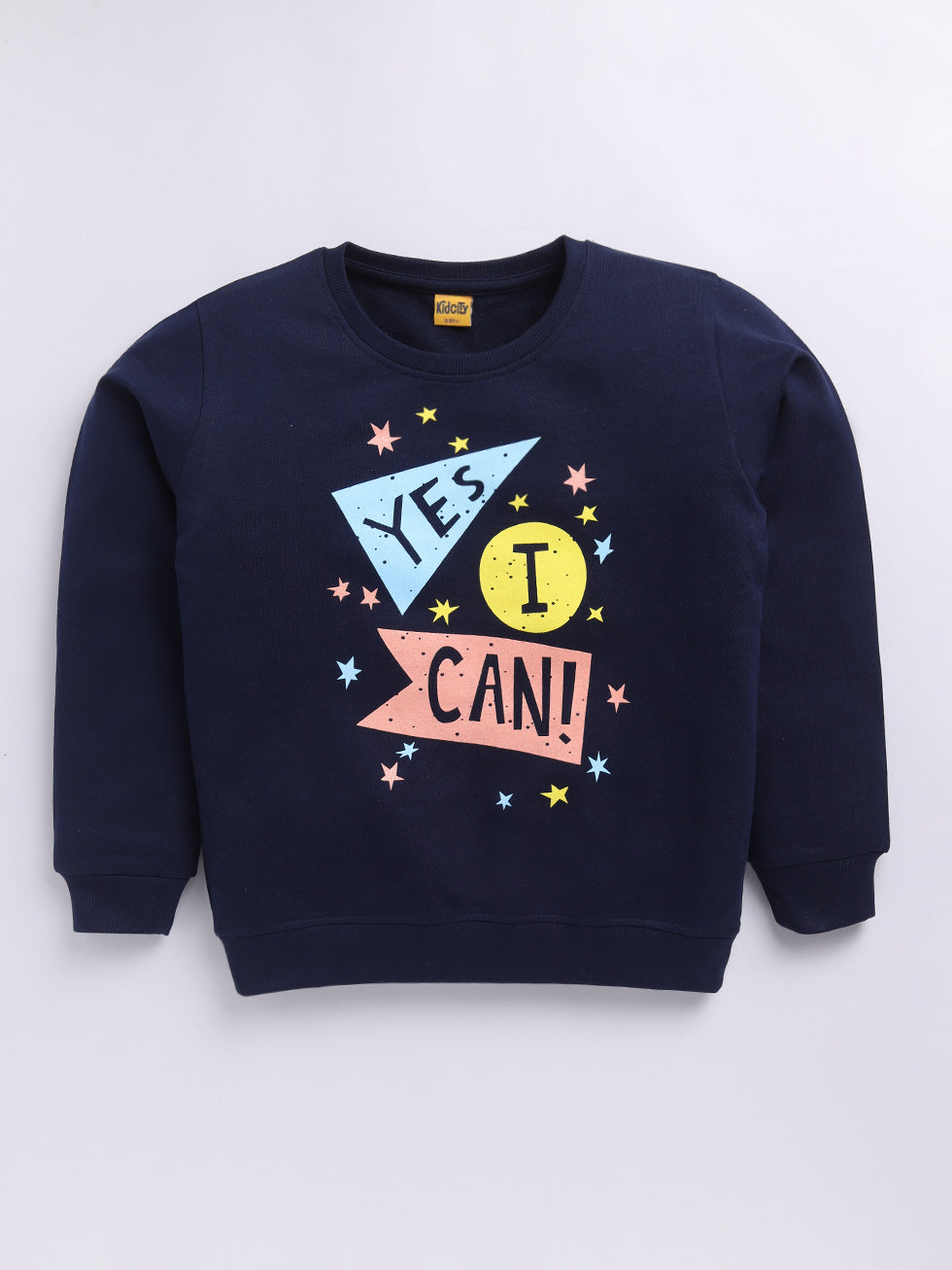 Yes I Can! Motivational Kids Printed Sweatshirts