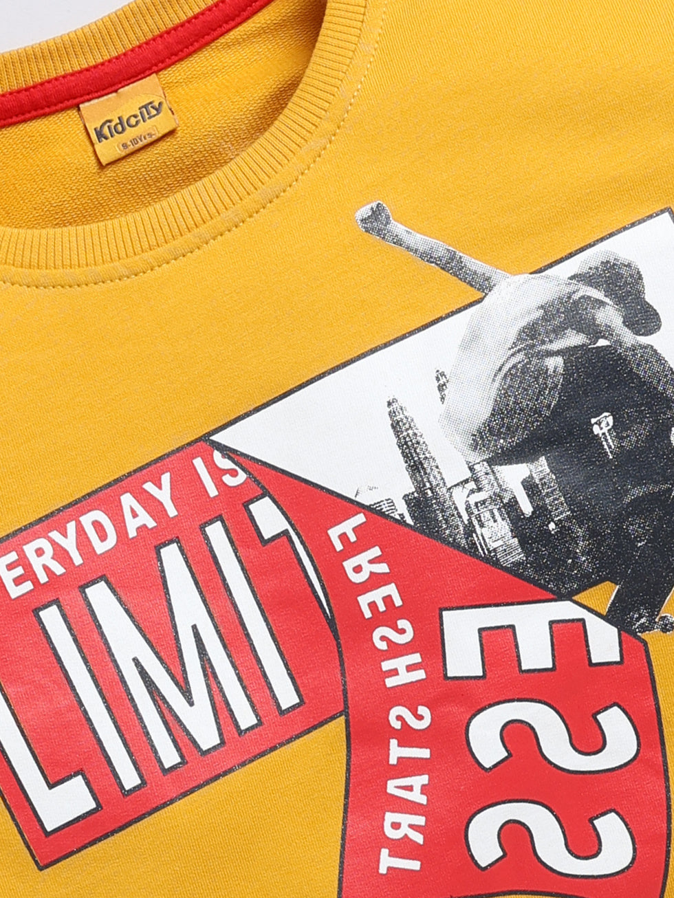 Limitless Street Style Printed Sweatshirts