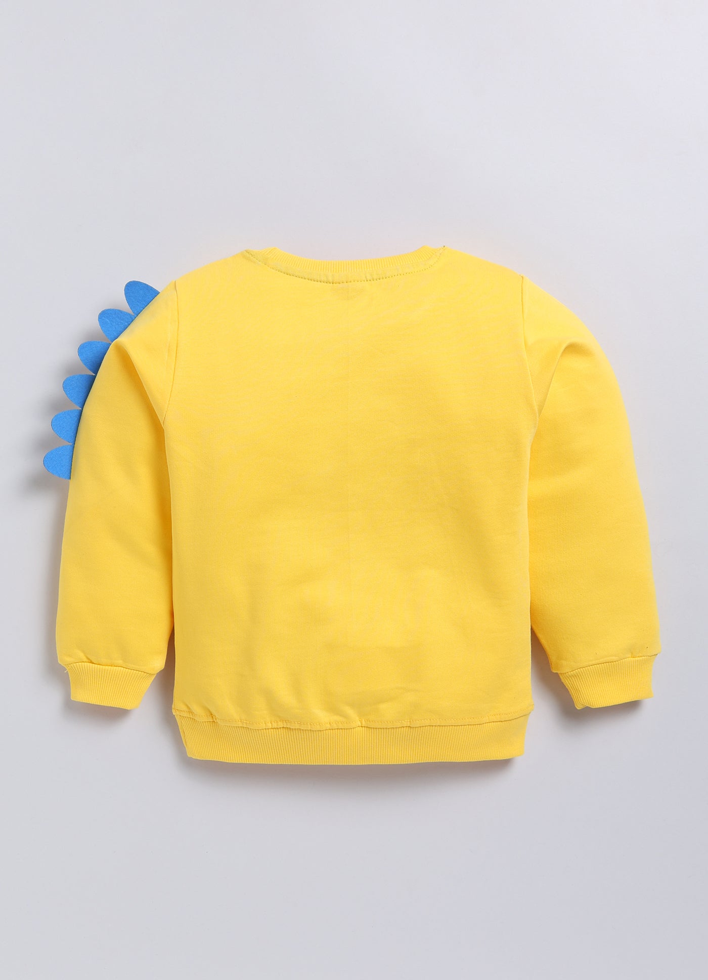 Kidcity Cotton Placement Print Sweatshirts -Gold