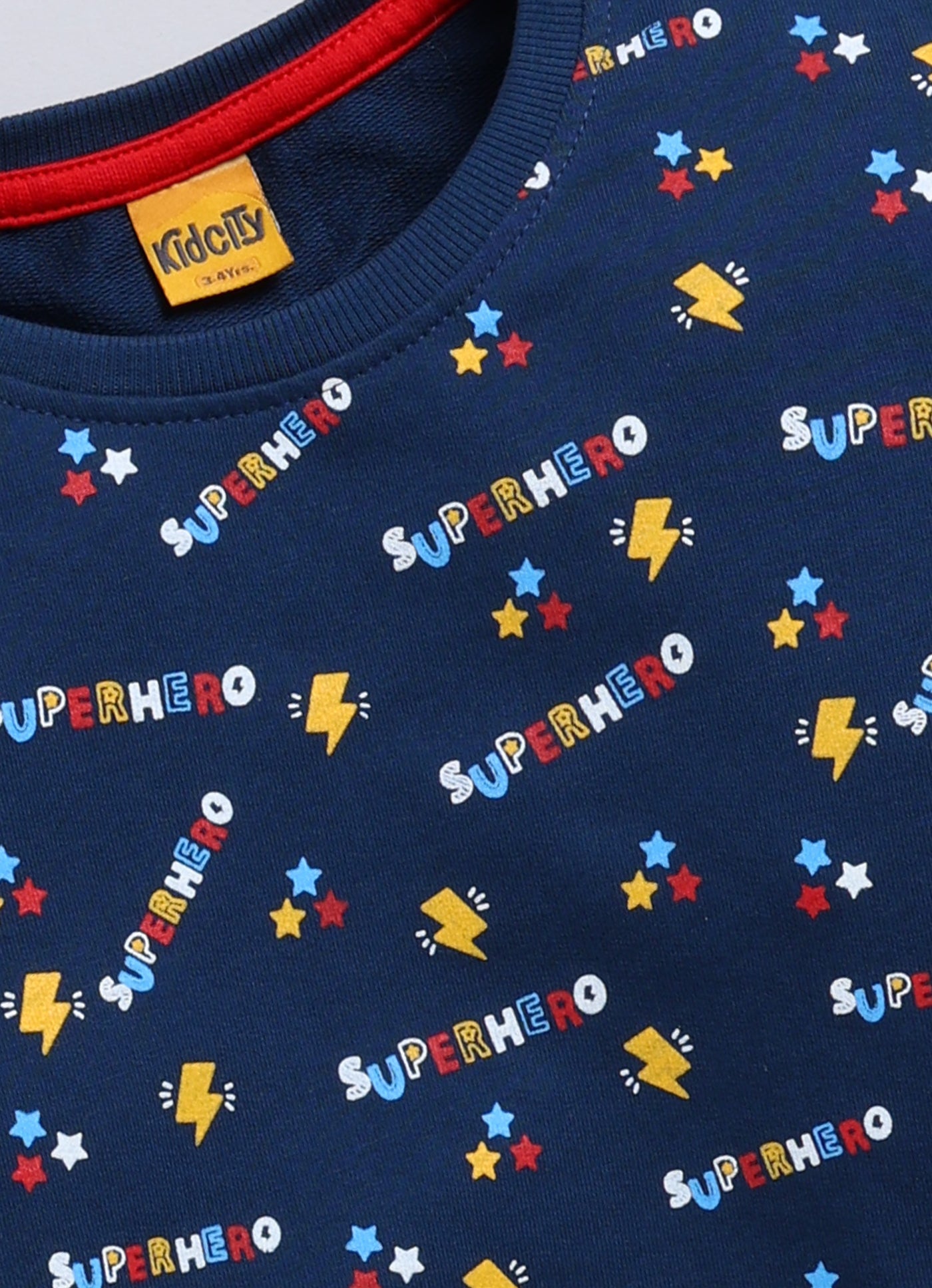 Superhero Starburst Printed Sweatshirts