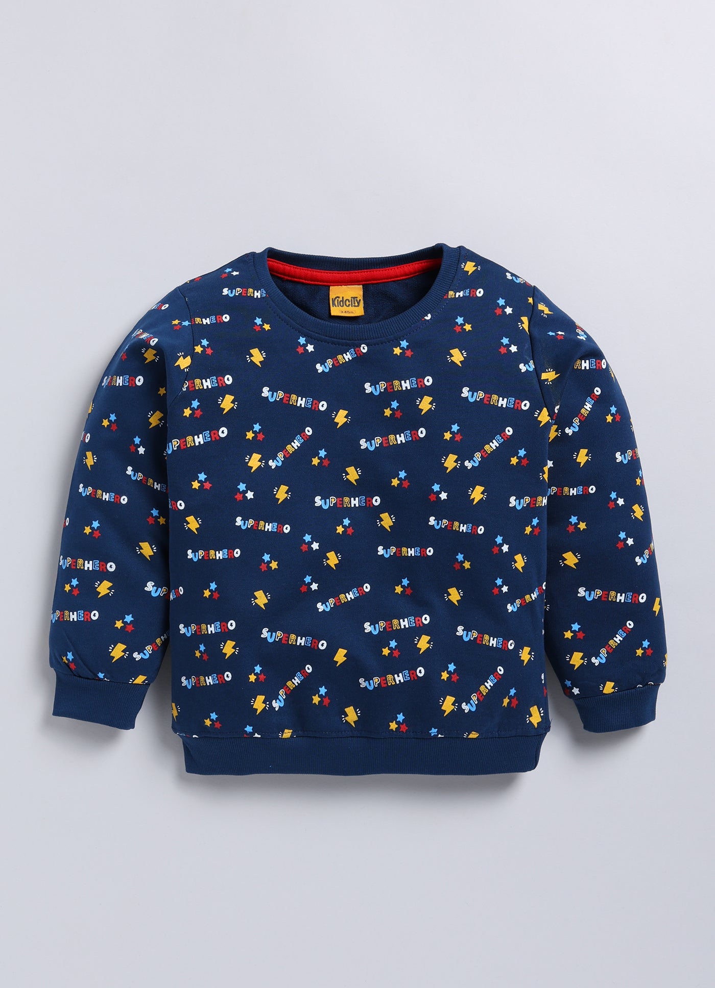 Superhero Starburst Printed Sweatshirts