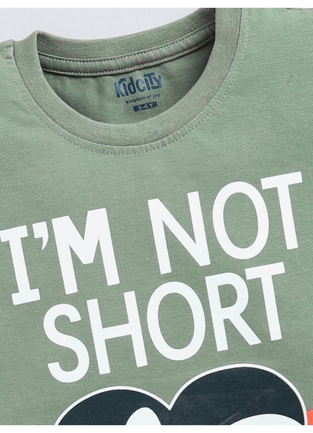 I'm Not Short' Penguin Graphic T-Shirt