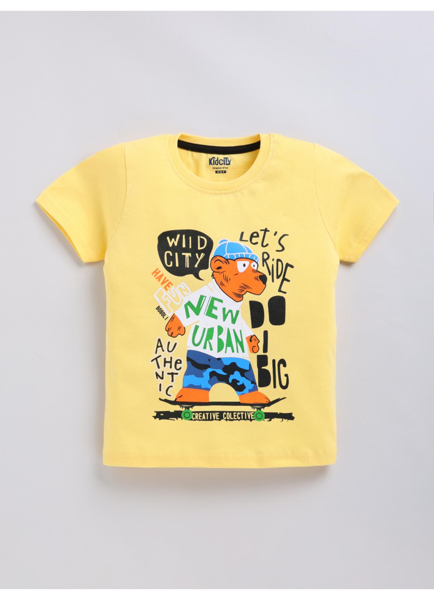 New Urban' Skateboard Bear T-Shirt