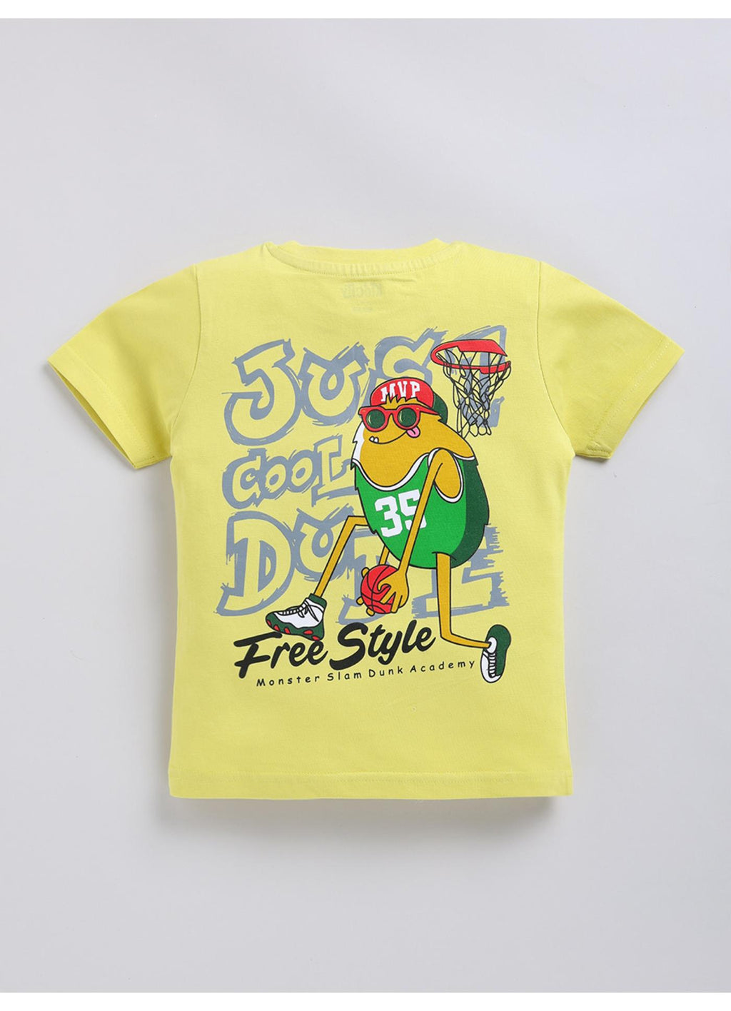 Free Style' Monster Basketball Graphic T-Shirt