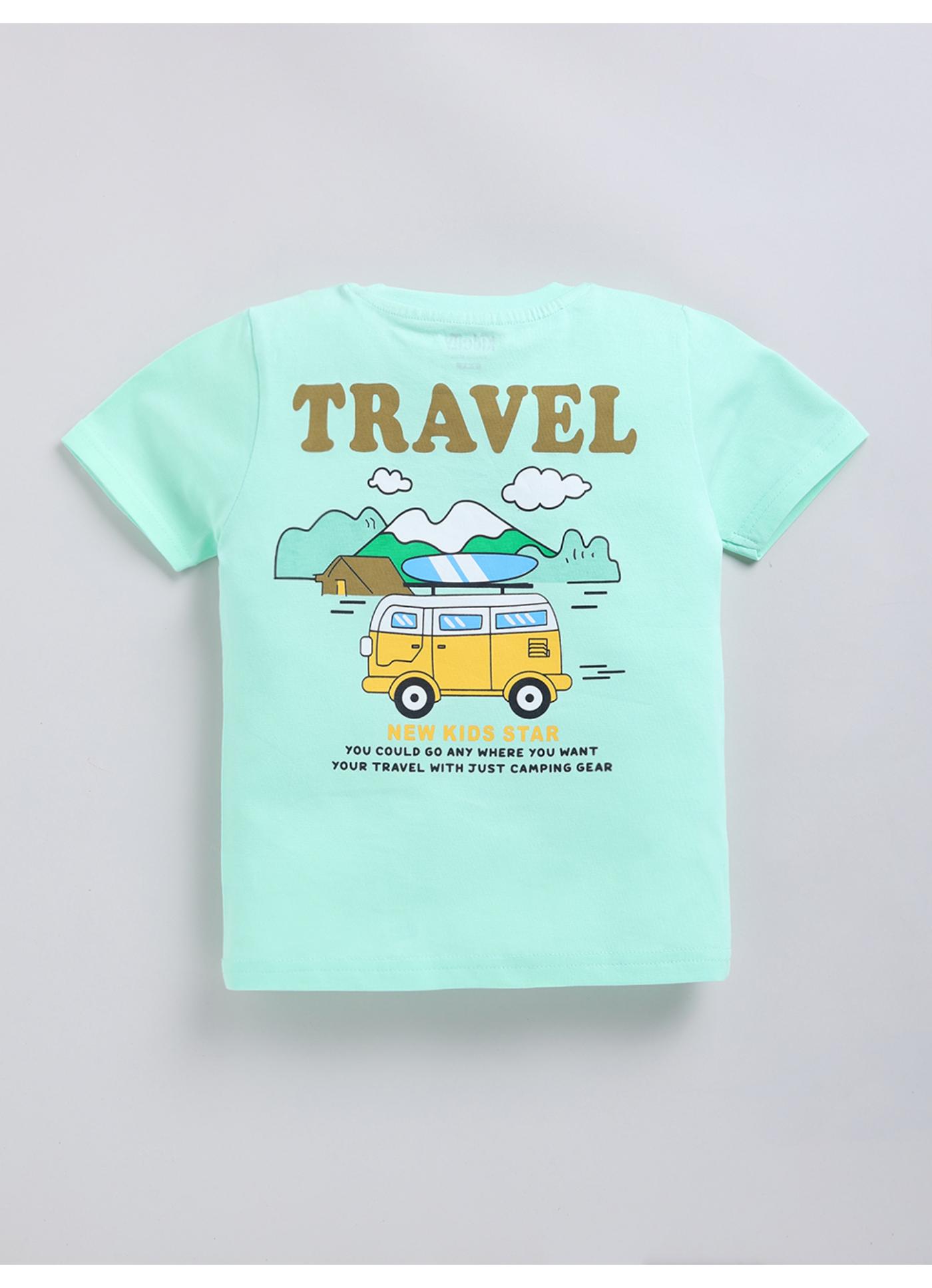 Love Yourself' All-Over Heart Print T-Shirt