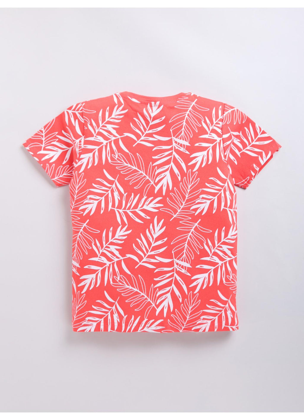 Surfing Paradise' Tropical Print T-Shirt