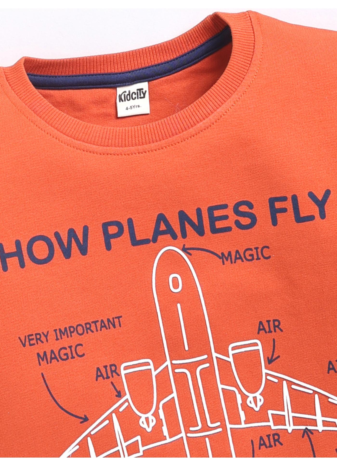 “How Planes Fly” Graphic Sweatshirt