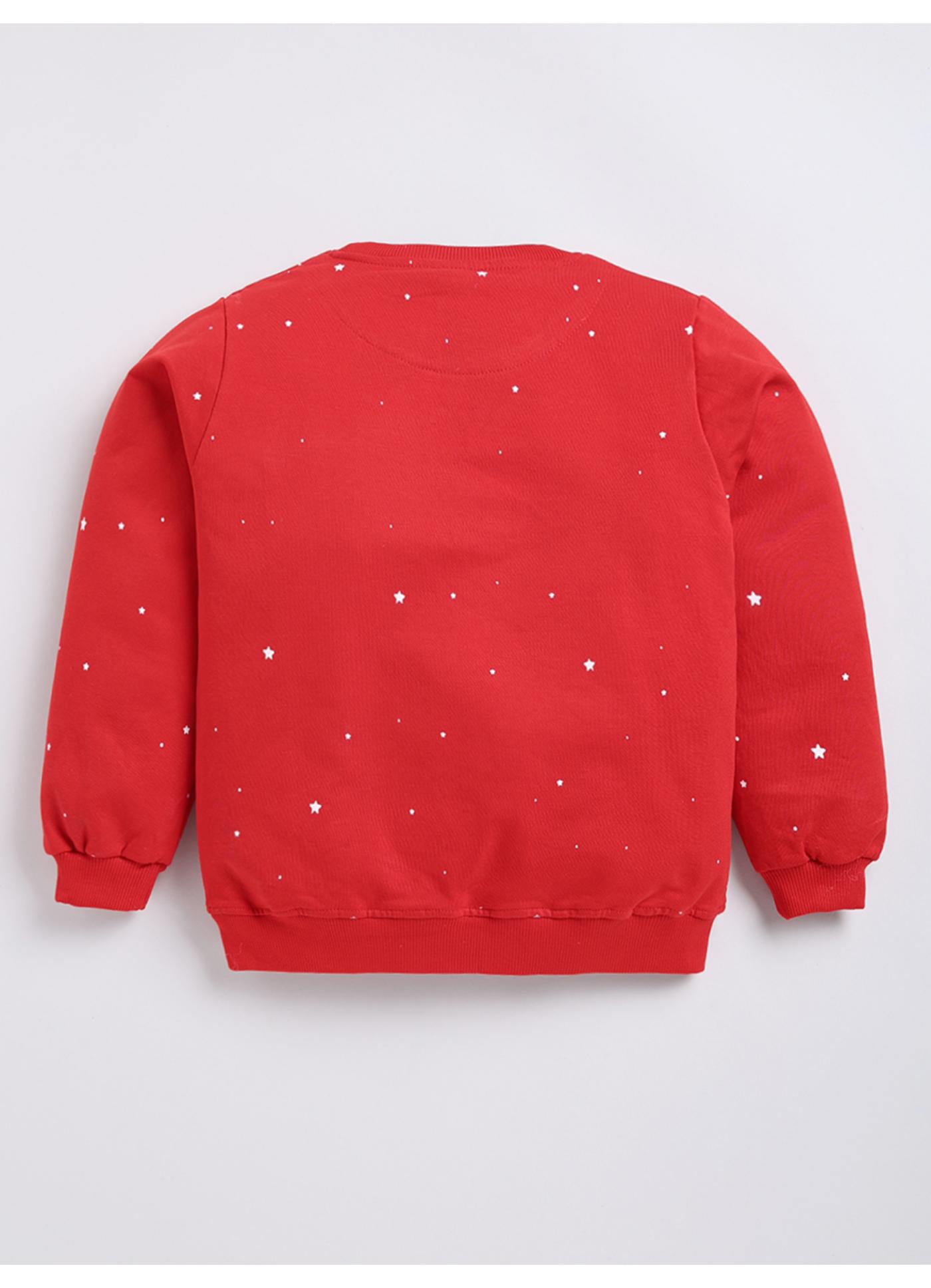 Astronaut Print Crewneck Sweatshirt