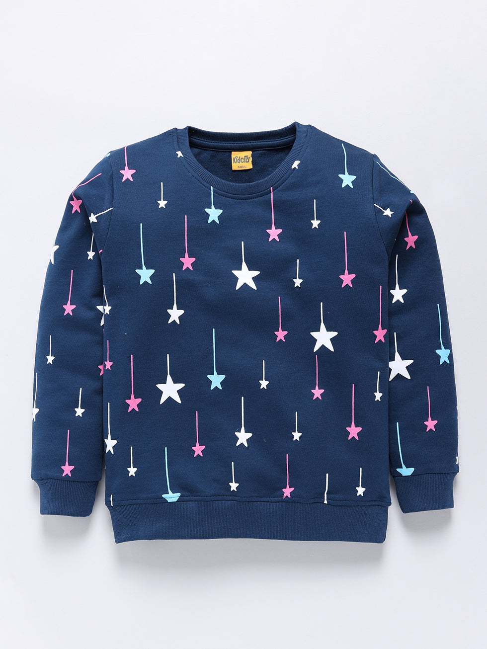 Starry Night Vibes Print Sweatshirts