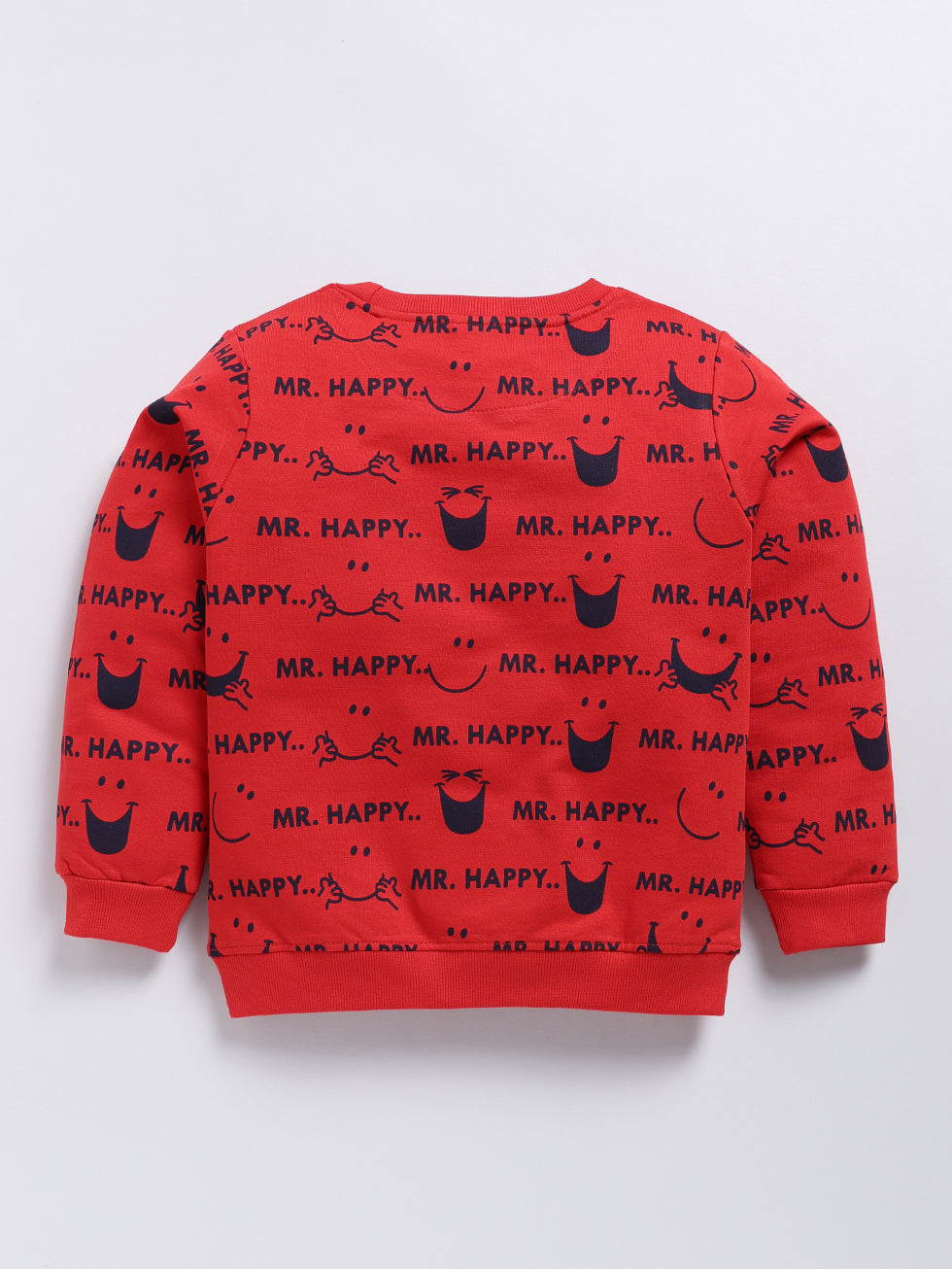 Red Graphics Printed Sweatshirts