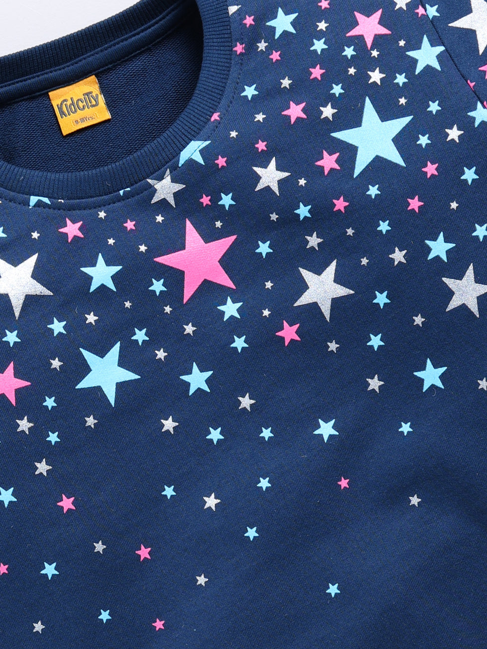 Galaxy Vibes Printed Sweatshirts