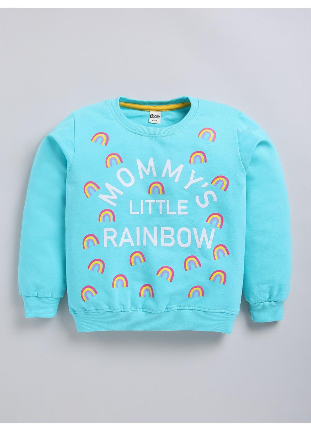 Mommy's Little Rainbow' Graphic Crewneck Sweatshirt