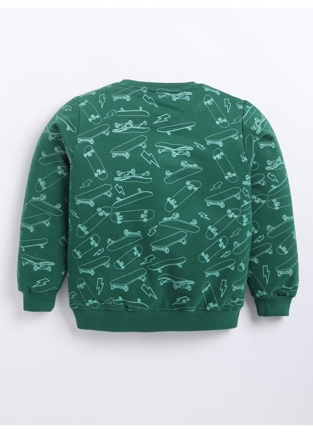 Skating Board' All-Over Print Crewneck Sweatshirt