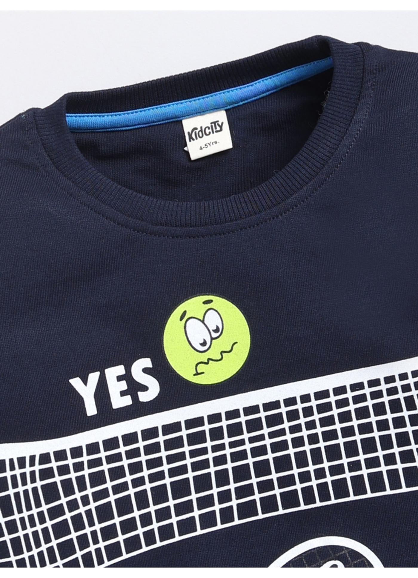 Tennis Graphic 'Are You Ready?' Crewneck Sweatshirt