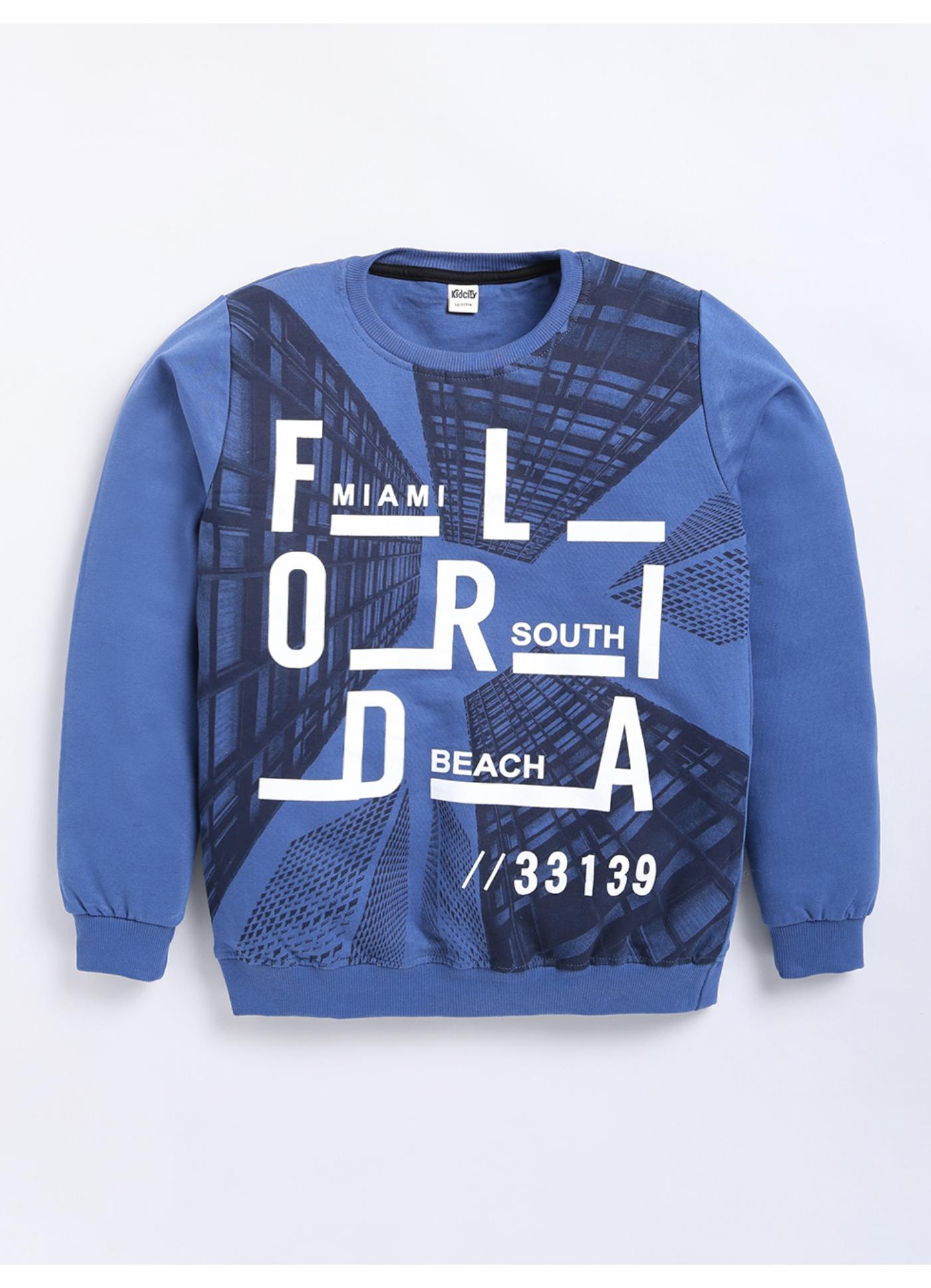 Florida Skyscraper Graphic Crewneck Sweatshirt