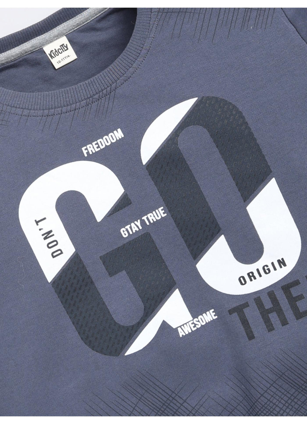 GO THERE' Graphic Print Crew-Neck Sweatshirt