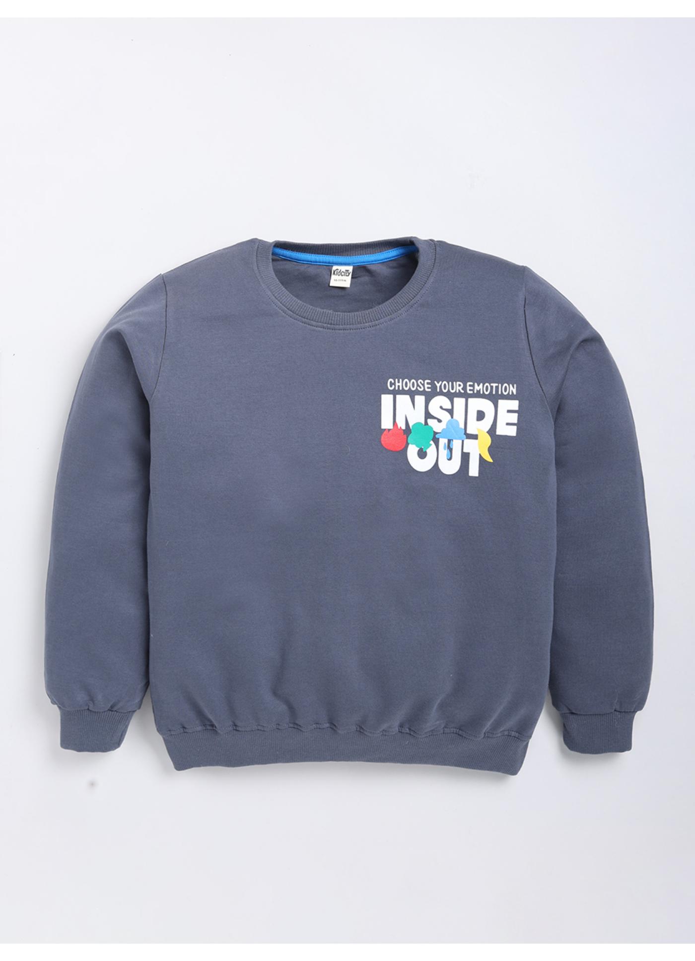 Choose Your Emotion Inside Out' Graphic Sweatshirt