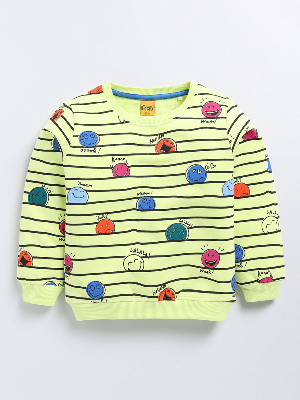 Emoji Expressions Printed Sweatshirts