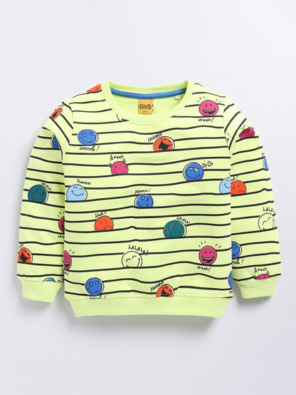 Emoji Expressions Printed Sweatshirts