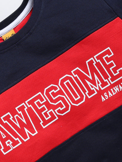 Awesome Text Printed Sweatshirts