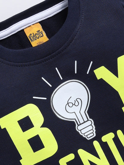 Boy Genius Printed Sweatshirts