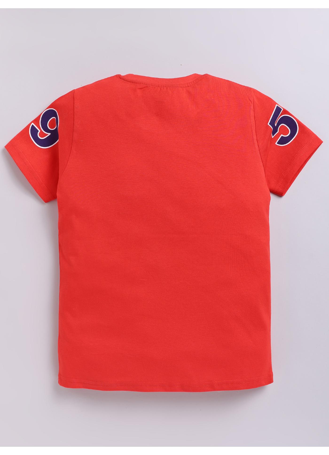 RAC Rally World Champ Racing Graphic Red Cotton T-Shirt