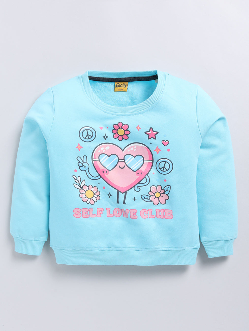 Cute Love And Flower Printed Sweatshirts