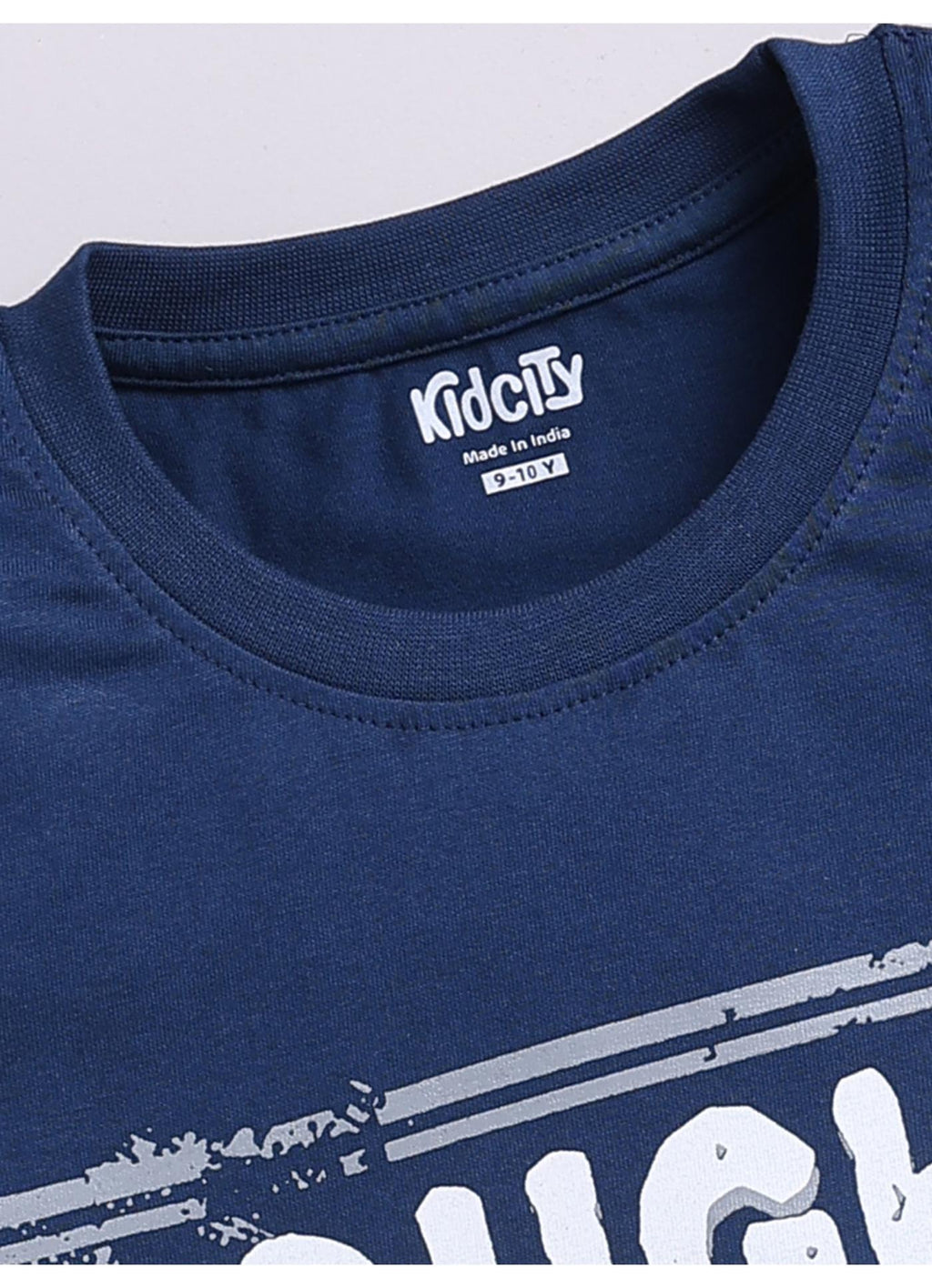 Tougher Than I Look Navy Blue Motorcycle Graphic T-Shirt