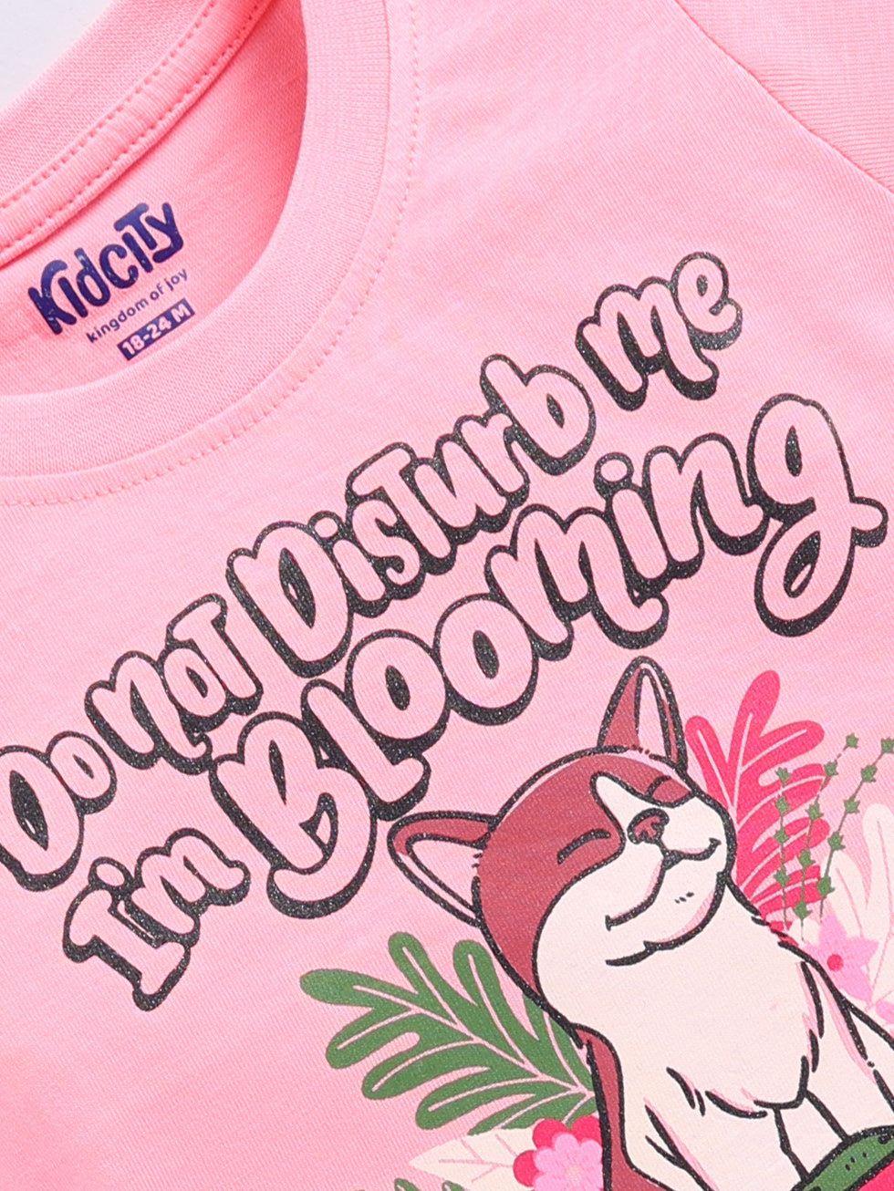 Blooming Dog & Butterfly 2 Pc Printed Tops
