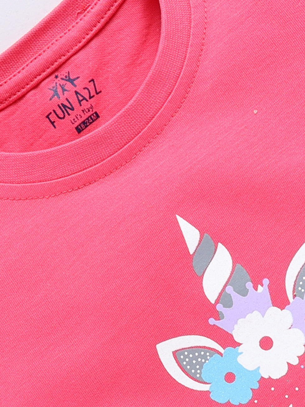 Unicorn & Dream 2 Pc Printed Tops