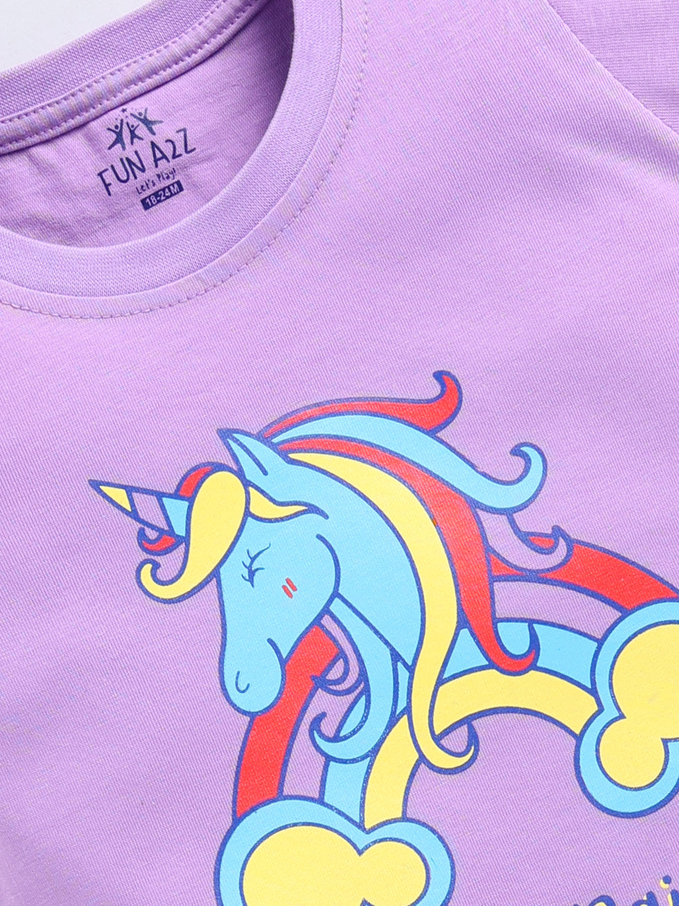 Unicorn & Kitty Graphics T-Shirts