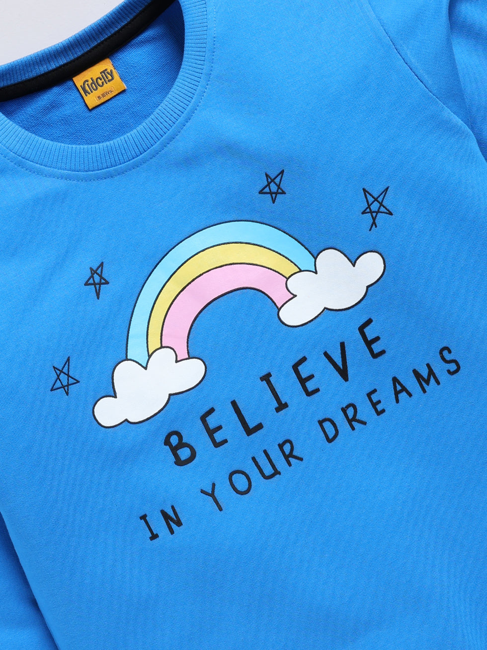 Rainbow Graphics Printed Sweatshirts