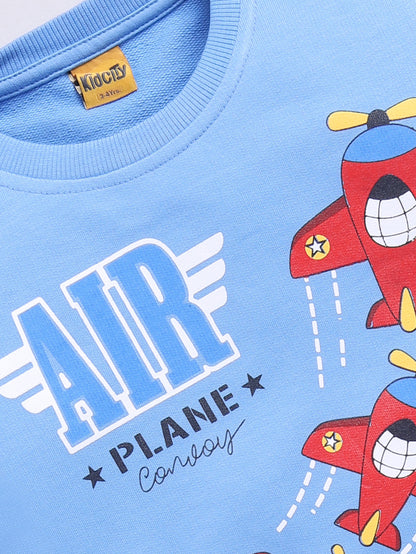Cool Plane Printed Sweatshirts