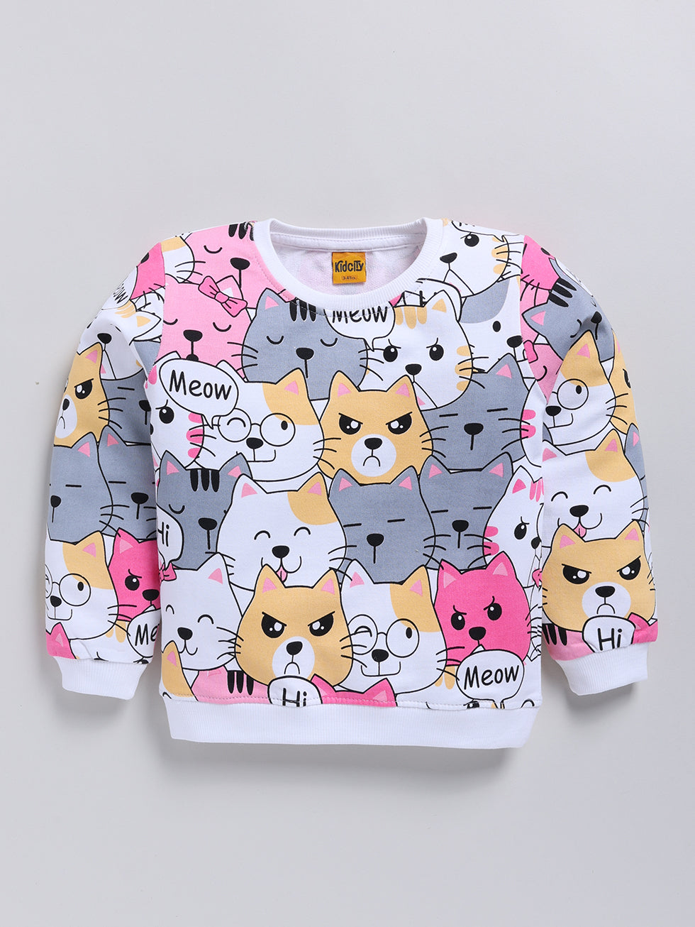 Cute Cats Printed Sweatshirts