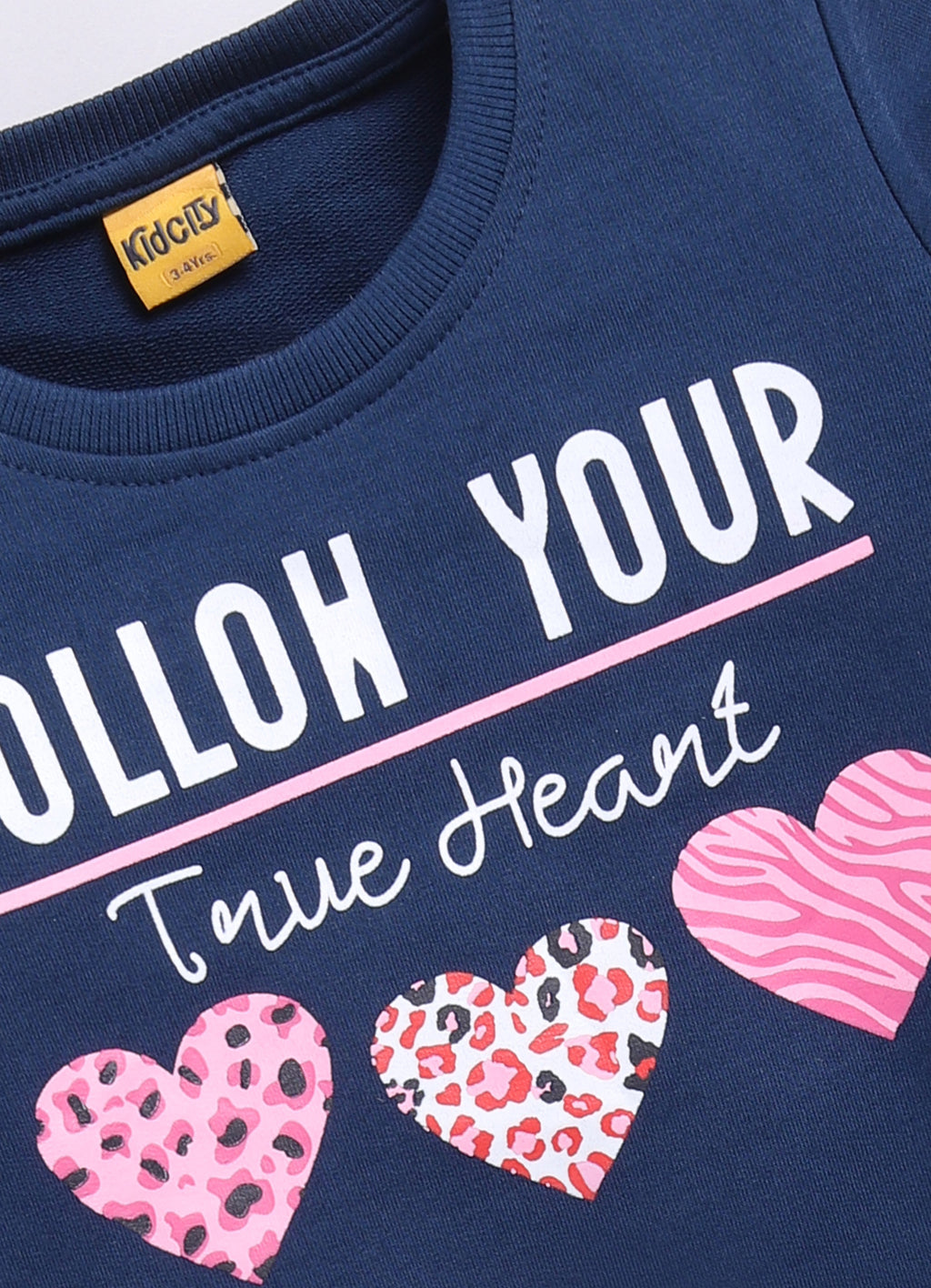 Follow Your True Heart  Printed Sweatshirts